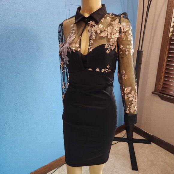 Nwt Womens Little Black Dress Small - Picture 1 of 6